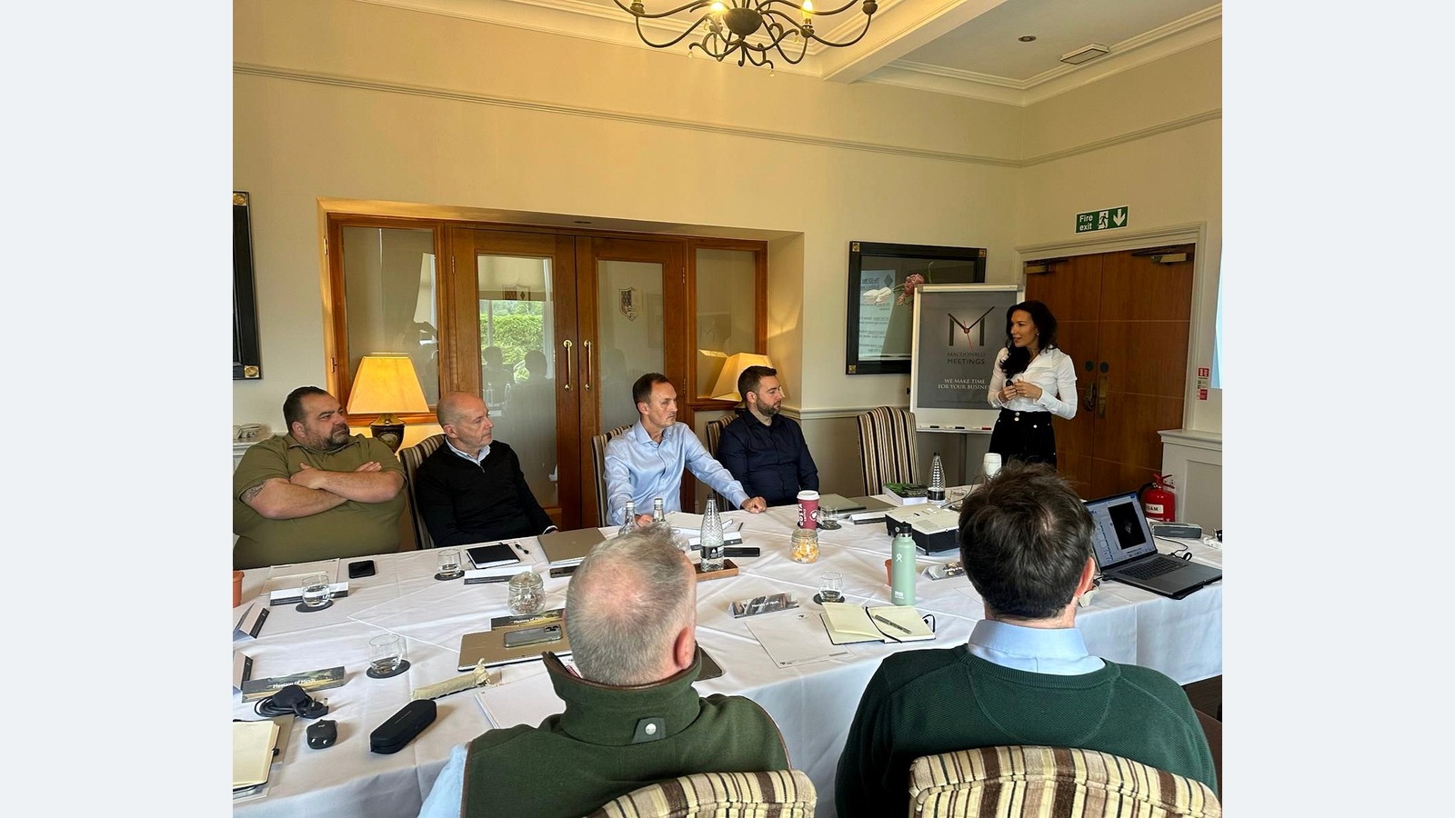 Cassie Hutchings presenting during the 2026 GCH Lake District offsite