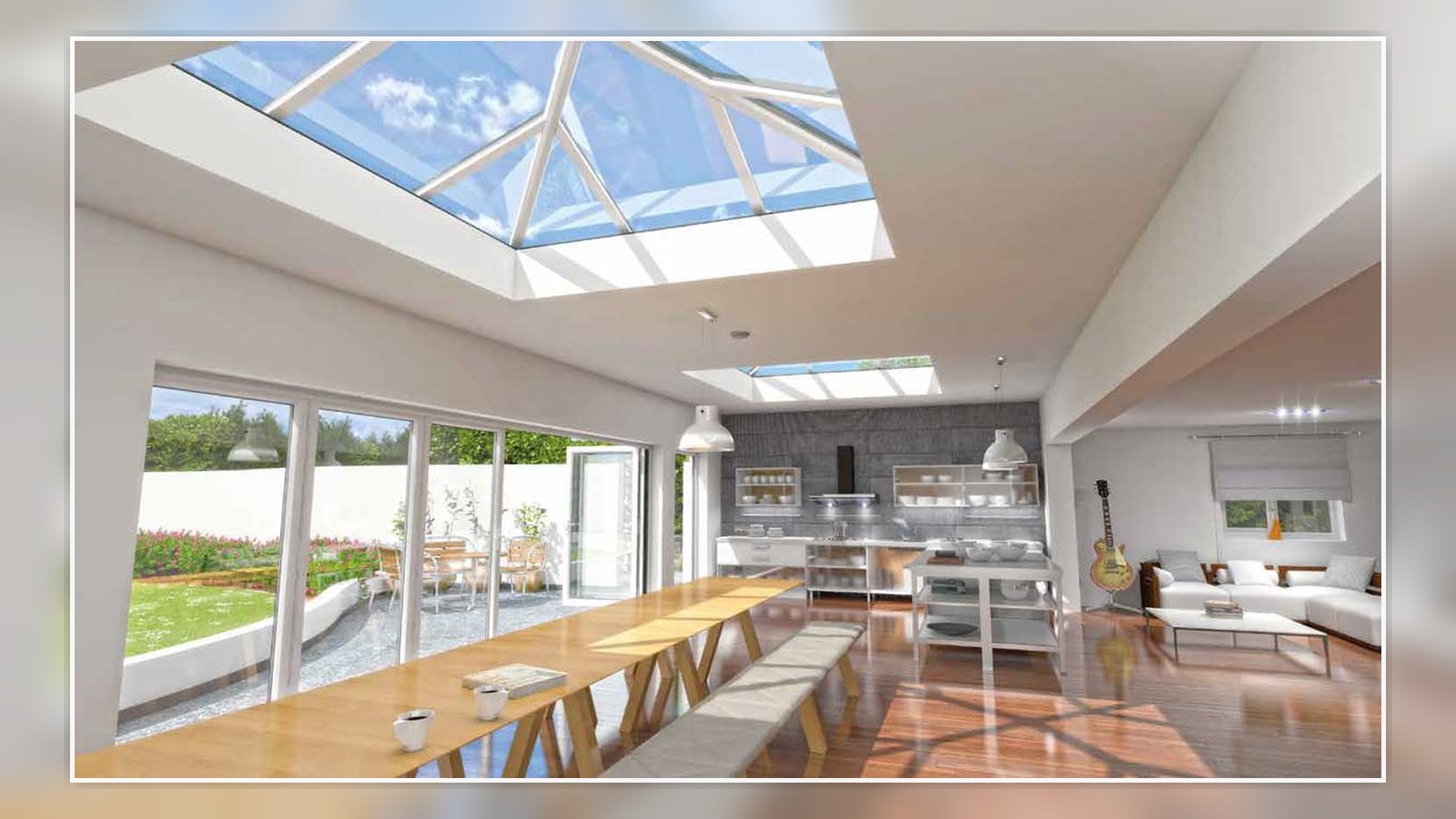 Team Frames roof system installation
