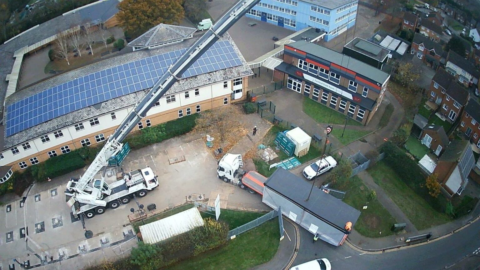 Thurston Group modular classroom installation