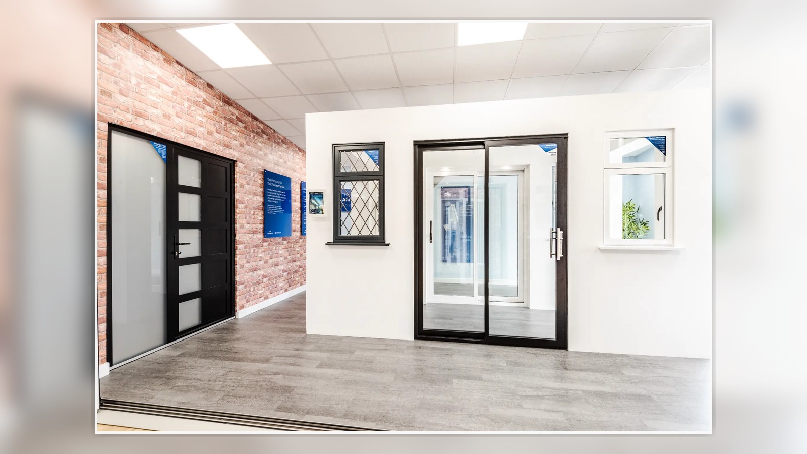 Whiteline Manufacturing showroom installation display